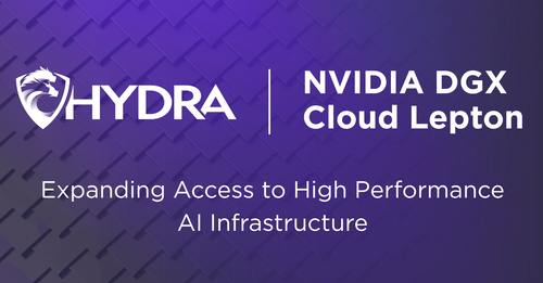 Hydra Host Joins NVIDIA DGX Cloud Lepton, Expanding Access to High Performance AI Infrastructure